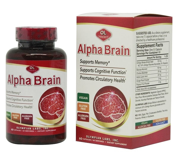Alpha Brain hiện là sản phẩm tốt nhất trên thị trường thuộc phân khúc bổ não, hỗ trợ tuần hoàn não.