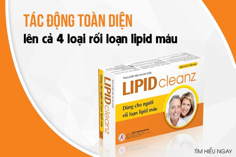 Lipidcleanz- Đánh tan mỡ máu