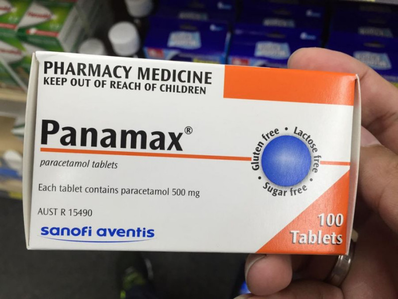 Thuốc giảm đau và hạ sốt Panamax 500mg Paracetamol