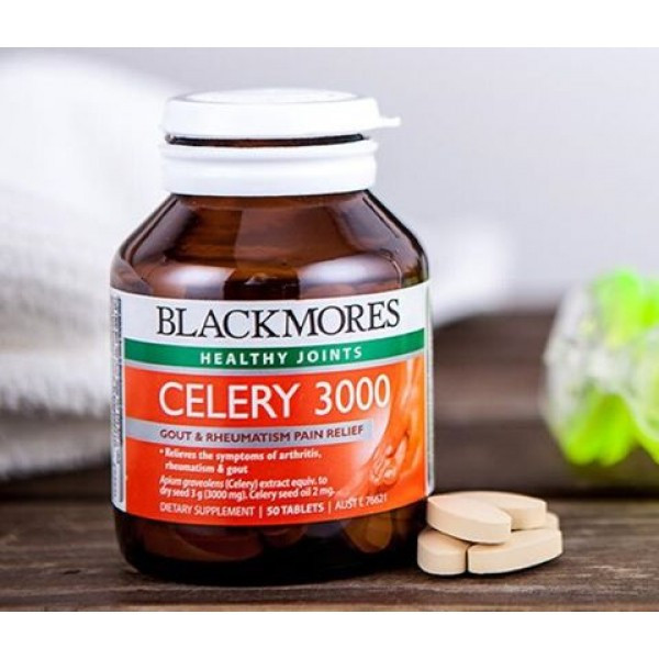 ﻿﻿﻿Viên uống phòng và hỗ trợ điều trị Gout - Blackmores Celery