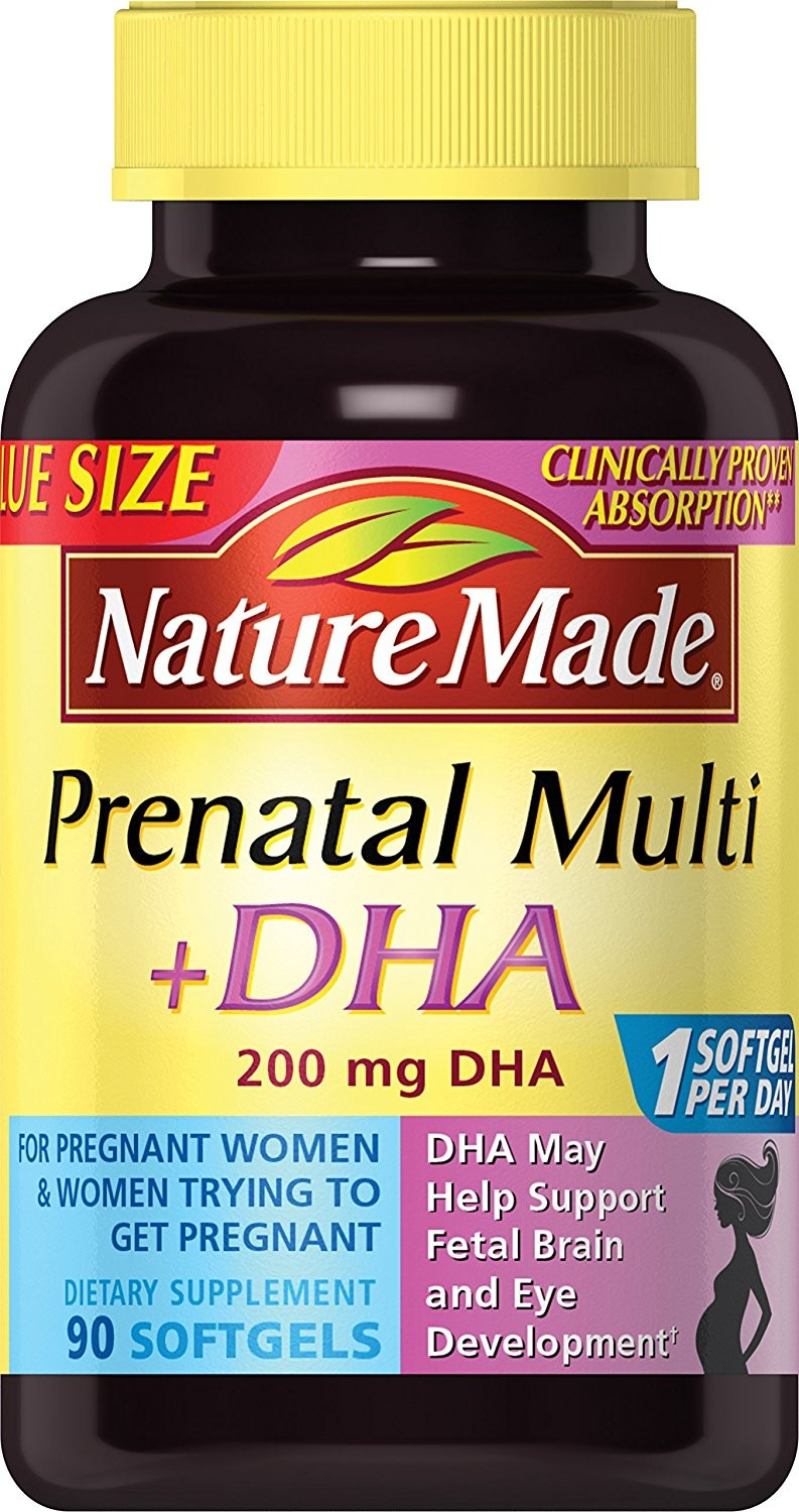 Nature Made Prenatal Multi + DHA bổ sung dưỡng chất giúp bé phát triển toàn diện và thông minh