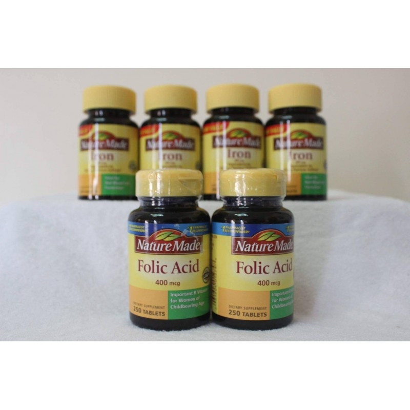 Nature Made Folic Acid được nghiên cứu để phòng ngừa tối đa thiếu hụt acid folic