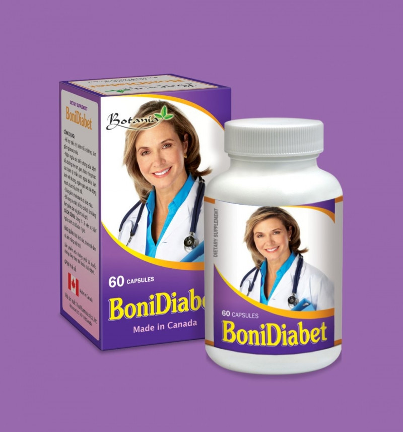 BoniDiabet - Sản phẩm của Canada là sản phẩm mang tính chất đột phá, gồm cả thảo dược và nguyên tố vi lượng với tác dụng ưu việt