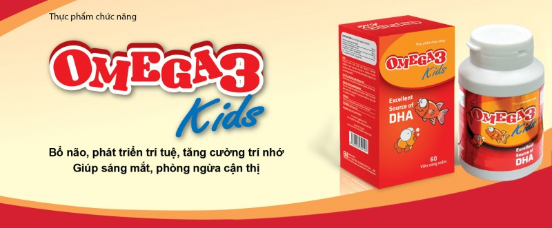 Omega 3 kids giúp bỗ não, phát triển trí tuệ... cho trẻ