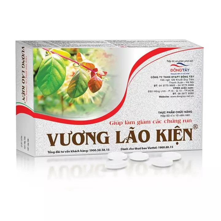 TPBVSK Vương Lão Kiện - giúp giảm run chân tay và phục hồi khả năng vận động bình thường của cơ thể