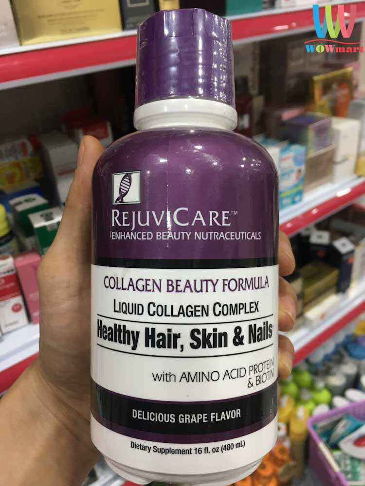 Collagen nước làm đẹp da, móng, tóc RejuviCare Collagen Beauty Formula Liquid