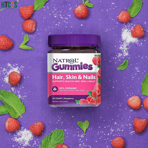 Thực phẩm chức năng kẹo dẻo Natrol Gummies Hair, Skin & Nails