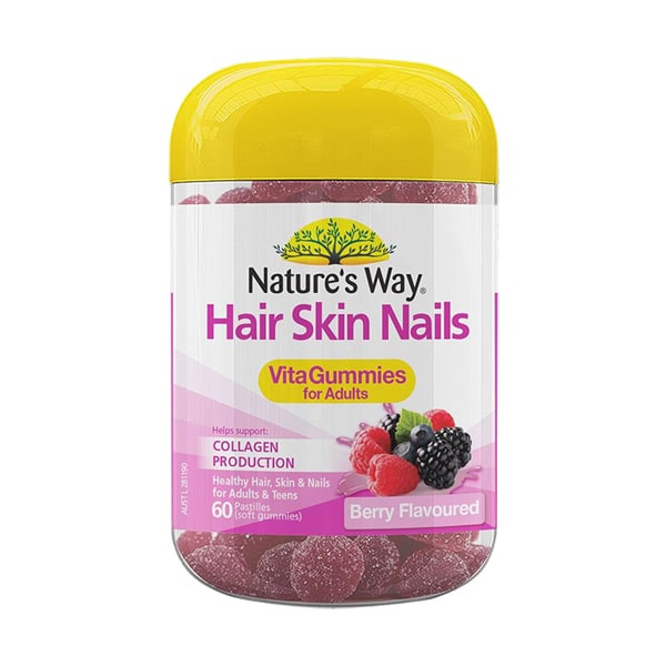 Kẹo bổ sung Vitamin cho da, tóc, móng Nature’s Way Hair Skin Nails