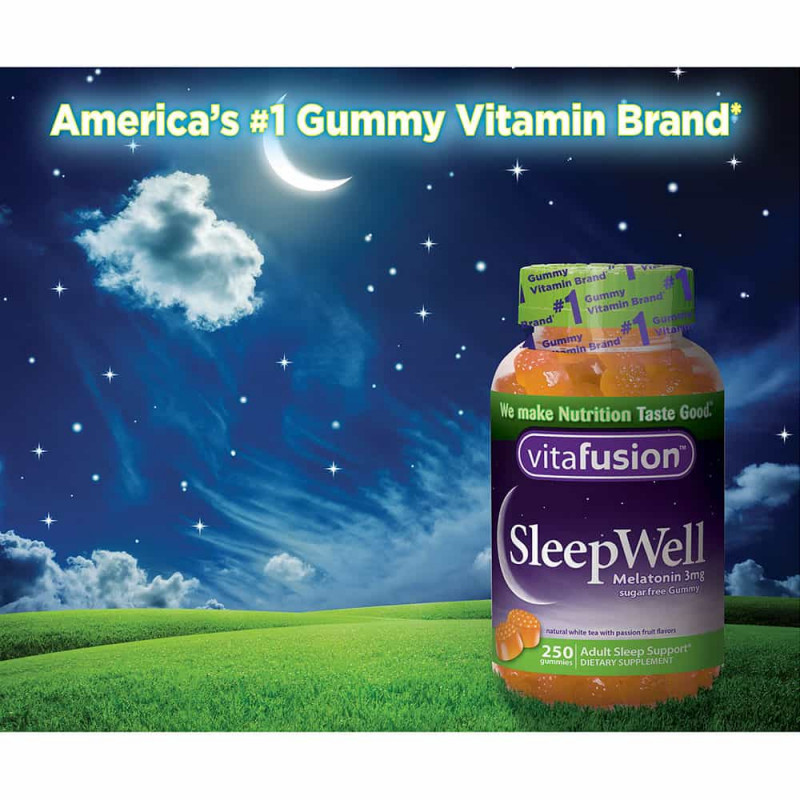 Kẹo bổ giúp ngủ ngon giấc vitafusion SleepWell 250 viên