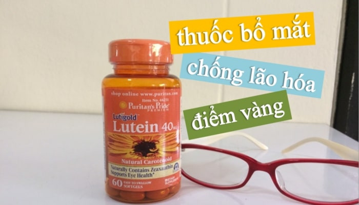 Thuốc bổ mắt Lutigold Extra của Mỹ