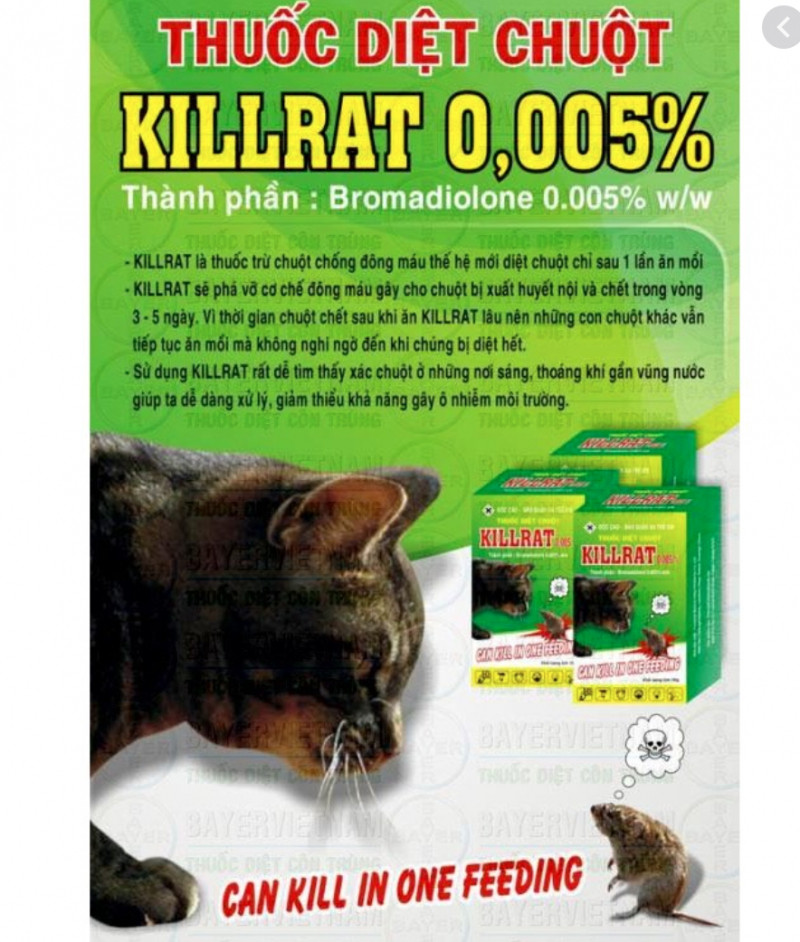 Thuốc diệt chuột KILLRAT