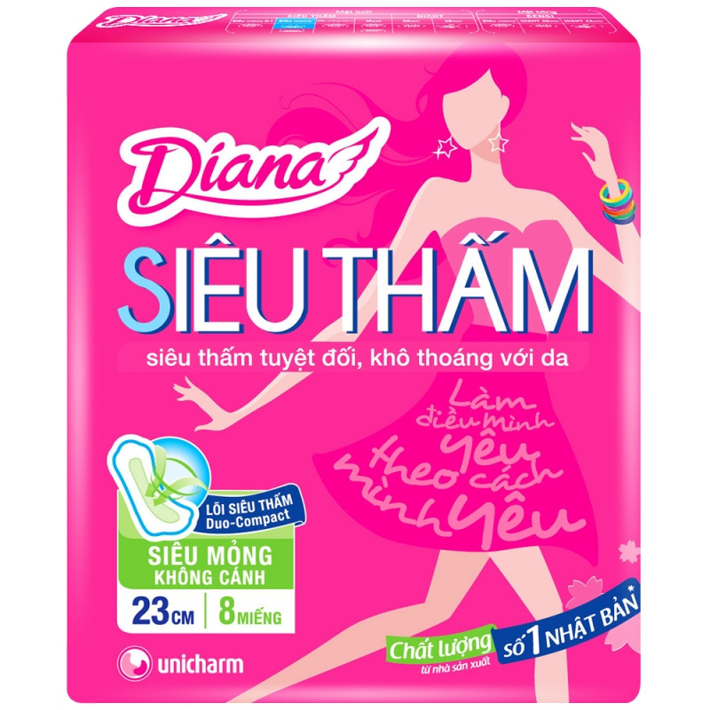 Dòng sản phẩm tampon ban ngày của Diana