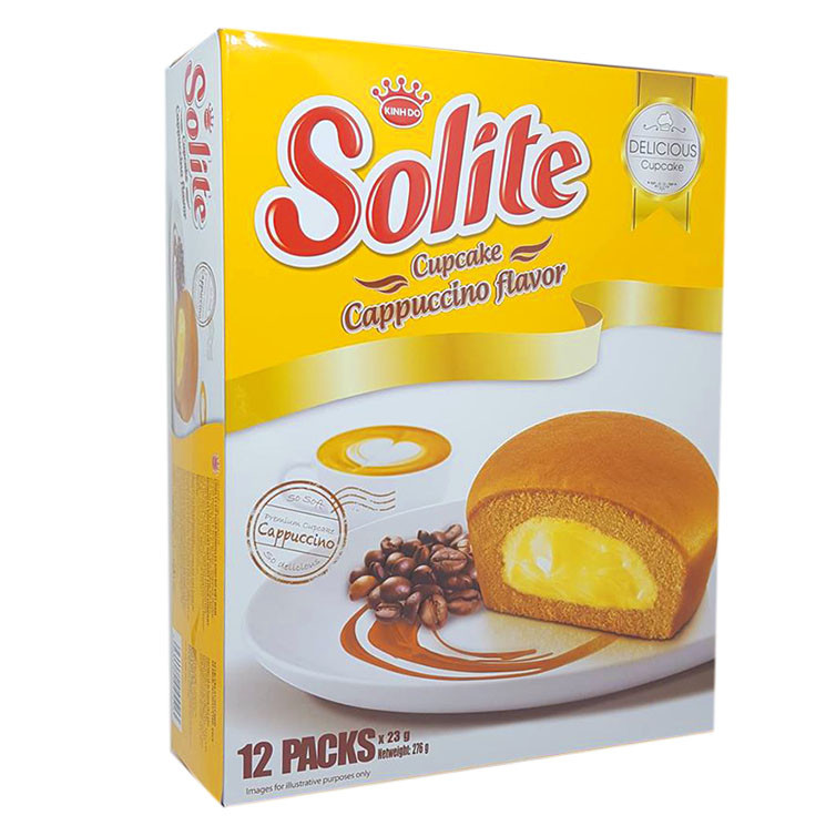 Bánh bông lan cupcake Solite vị capuchino