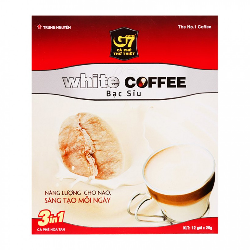 Cà phê G7 White Coffee bạc sỉu