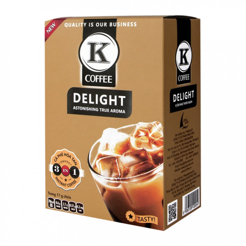 Cà phê hòa tan K-Coffee Delight 3in1