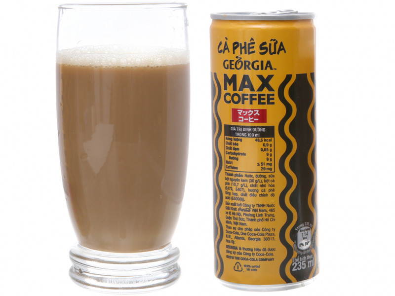 Georgia Coffee Max mang hương vị cà phê đặc trưng phù hợp với khẩu vị của người Việt Nam