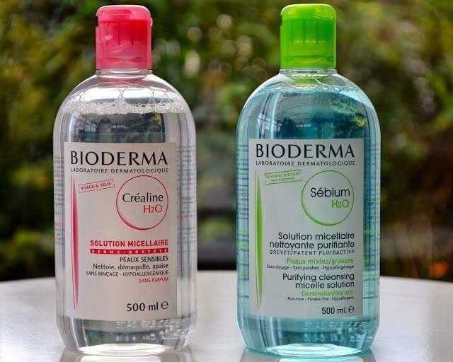 Nước tẩy trang của Bioderma.