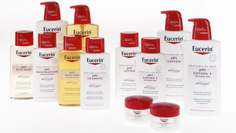 Dược phẩm chăm sóc da Eucerin.