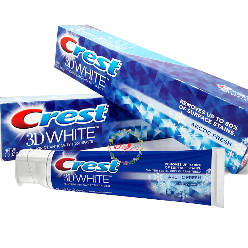 Kem đánh răng Crest 3D White 198g của Mỹ