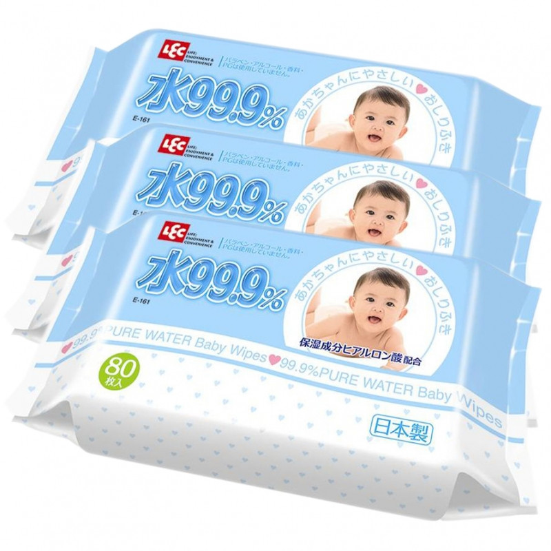 Trực thuộc công ty mẹ đình đám LEC, sản phẩm khăn giấy ướt nước tinh khiết 99,9% E165 là sản phẩm cần thiết cho quá trình vệ sinh cho bé mỗi ngày.