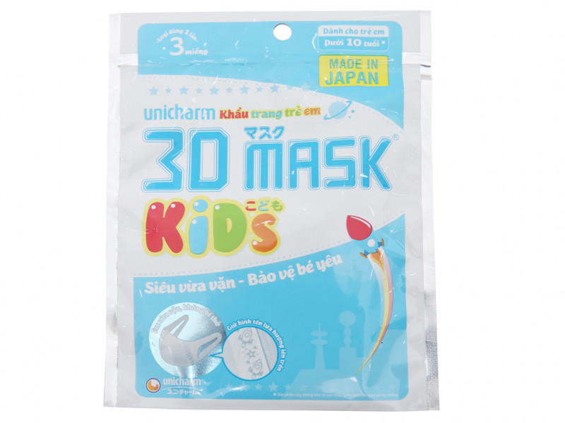 Khẩu trang Trẻ em Unicharm 3D Mask