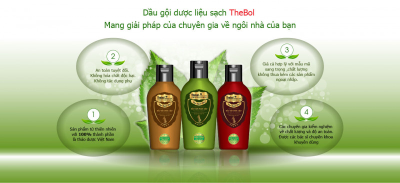 Sản phảm của công ty mỹ phẩm The Bol