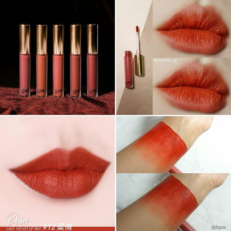 dòng son kem Bbia Last Velvet Lip Tint Version 3.