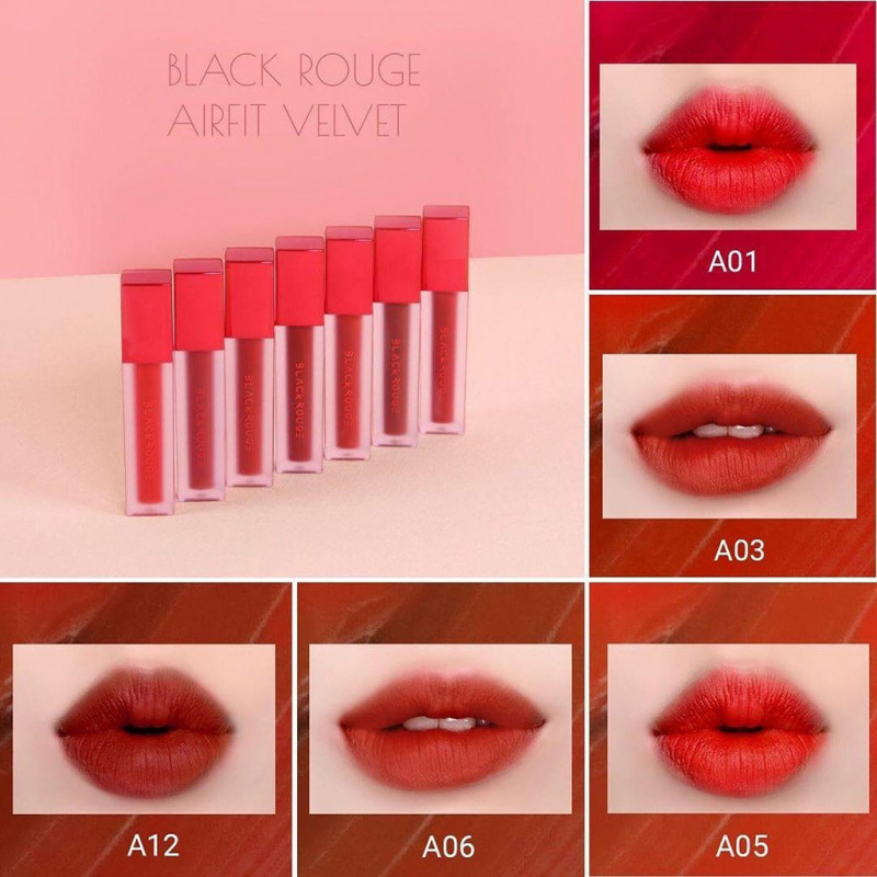 Black Rouge Air Fit Velvet Tint