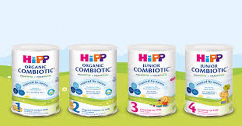 Sữa HiPP dành cho các lứa tuổi.