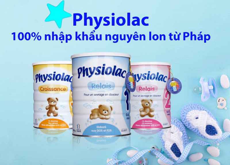 Physiolac số 1, 2, 3.