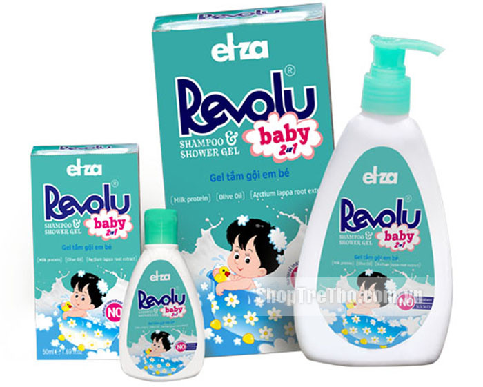 Sữa tắm Revolu an toàn cho mọi loại da, rất phù hợp cho trẻ sơ sinh.
