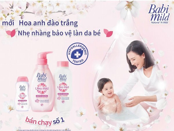 Sữa tắm trẻ em Babi Mild