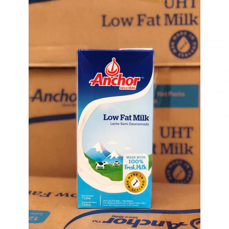 Sữa tươi tiệt trùng Anchor ít béo 1L