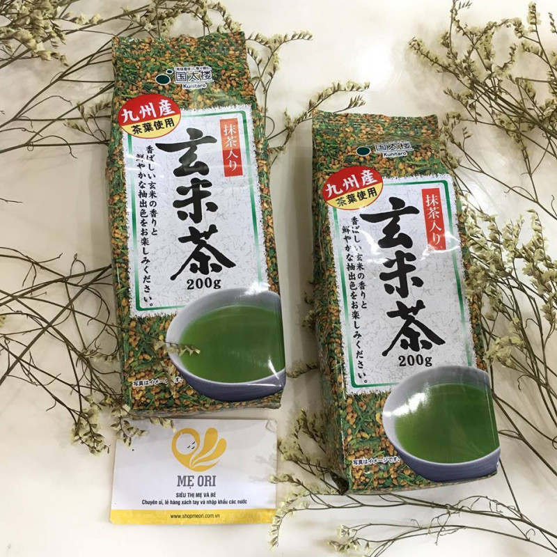 Sản phẩm trà xanh gạo lứt Kunitaro Nhật Bản