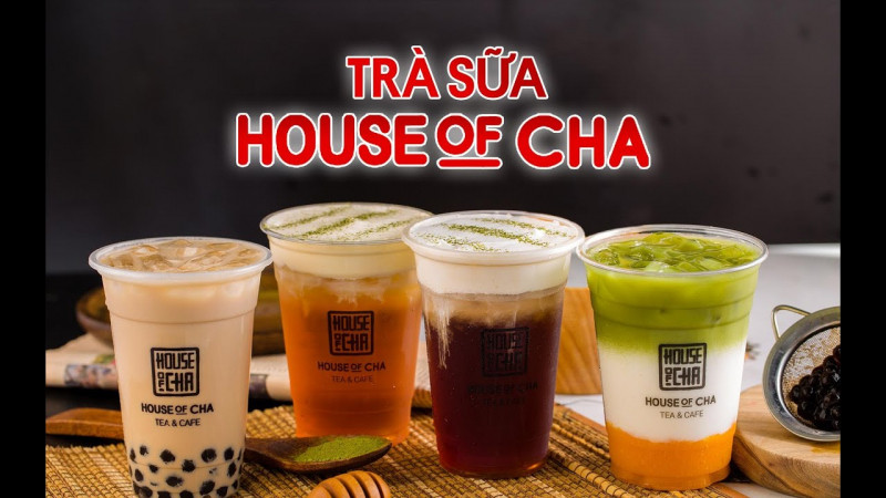 House of Cha là thương hiệu trà sữa nổi tiếng đến từ Đài Loan