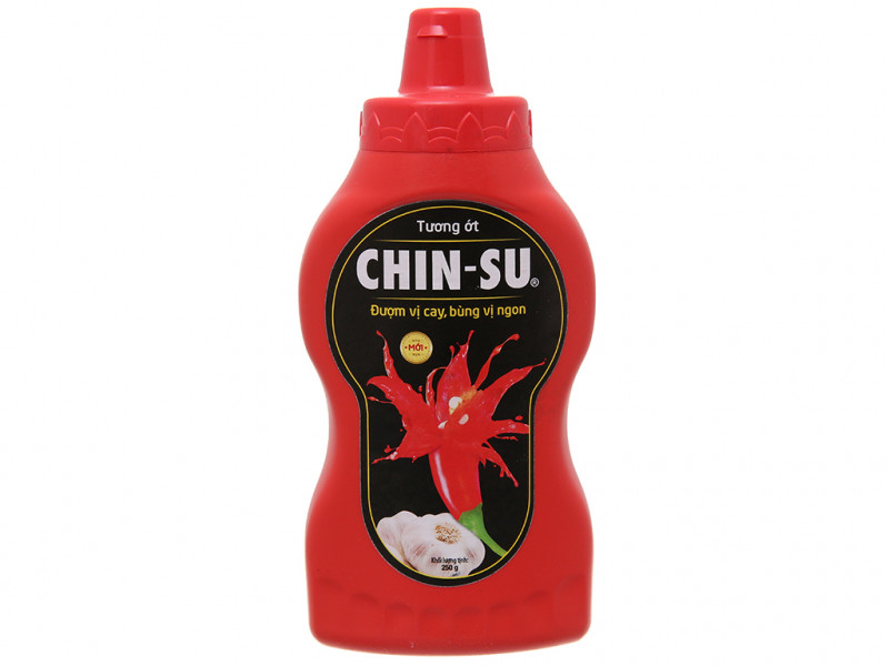 tương ớt Chinsu đảm bảo mang đến hương vị đậm đà, cay ngon tự nhiên như ớt thật, giúp món ăn của bạn hấp dẫn bất ngờ.