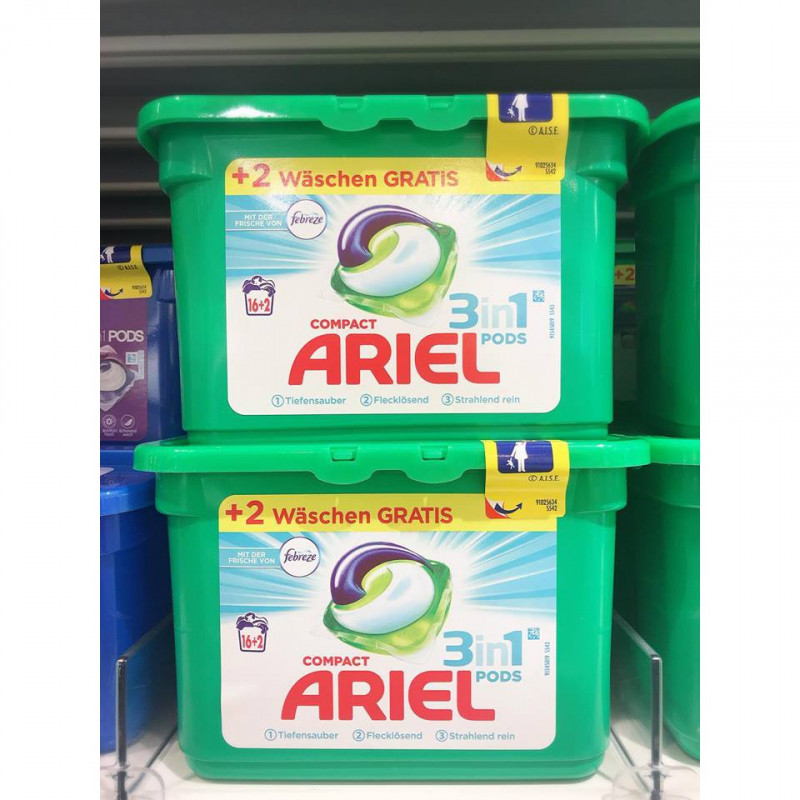 Viên nước giặt Ariel 3 in 1