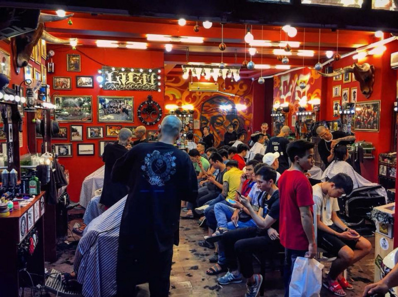 Không gian chất lừ tại Liem BarberShop