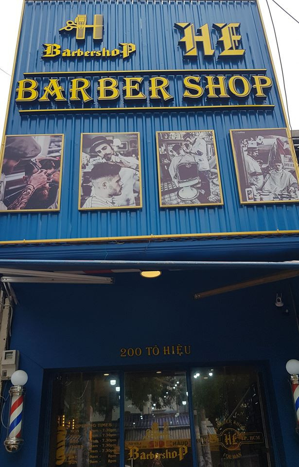 HE Barbershop là một điểm đến của những quý ông thực thụ, nơi nâng tầm mái tóc của bạn