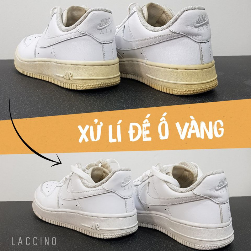 Xử lý ố vàng tại Laccino