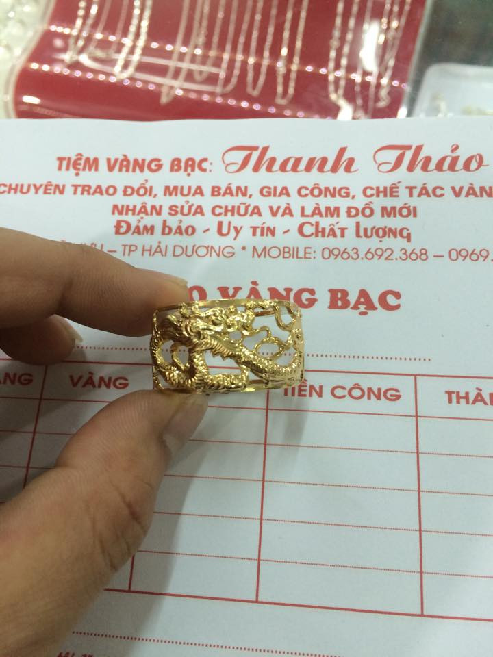 Giấy tờ mua bán tại Tiệm Vàng Bạc Thanh Thảo