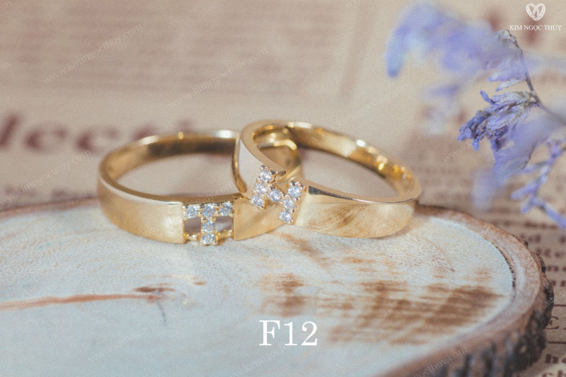 Mẫu nhẫn cưới ấn tượng tại tiệm vàng Kim Ngọc Thủy