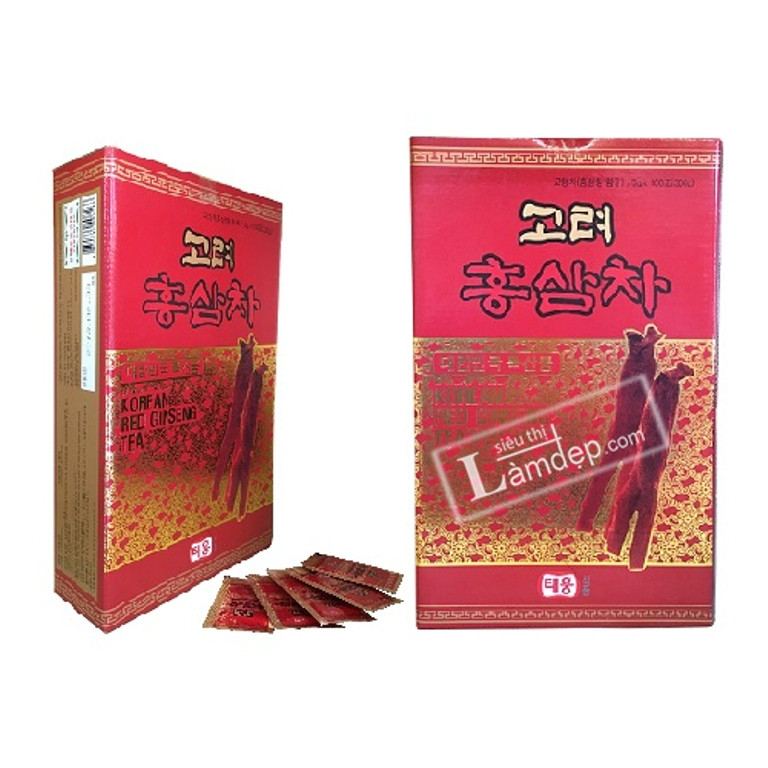 Trà Hồng Sâm Taewoong Food Korean Red Ginseng Tea