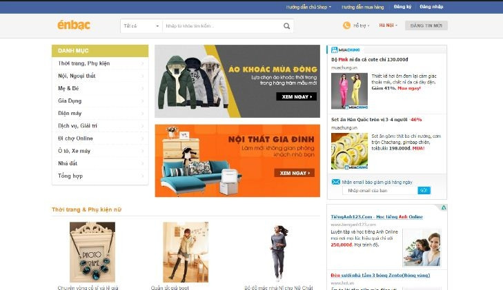 Én Bạc là website bán hàng trực tuyến thuộc công ty Cổ phần Truyền Thông Việt Nam đã cho ra đời một sản phẩm thương mại điện tử miễn phí.