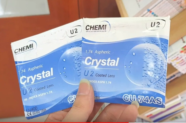 Chemi Crystal 1.74 ASP U2 Coated Lens