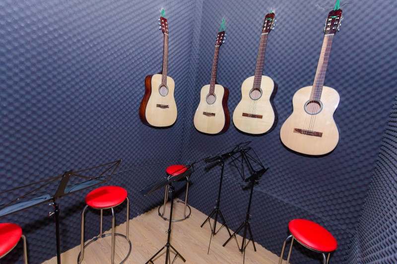 Phòng học của Trường Âm nhạc TOYO MUSIC SCHOOL