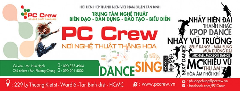 Trung Tâm khiêu vũ PC CREW đang là địa điểm học khiêu vũ ở TPHCM được yêu thích nhất trong giới trẻ