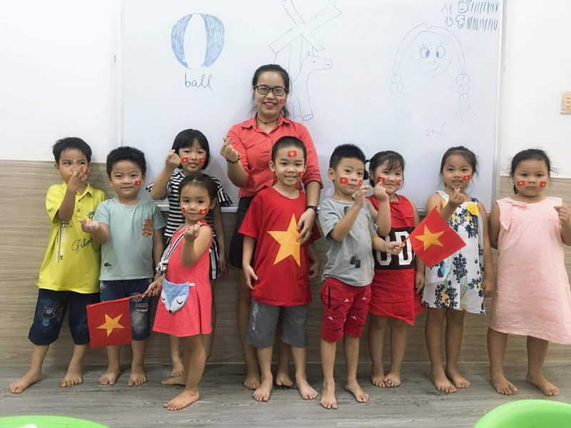 Lớp học tại Kien Thuc Viet English School