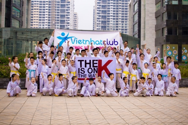 Câu lạc bộ Việt Nhật được đông đảo trẻ em và phụ huynh yêu mến.