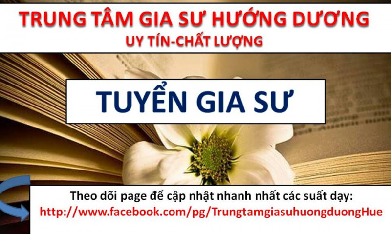 Trung tâm gia sư Hướng Dương